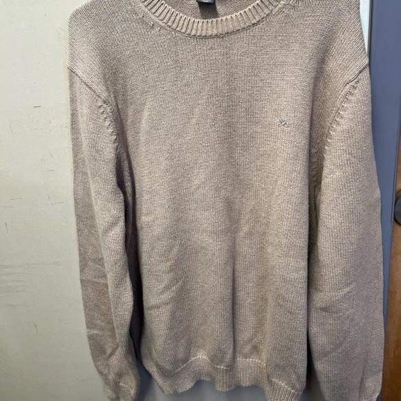 Eddie Bauer Men's Tan Crewneck Sweater - Picture 2 of 9